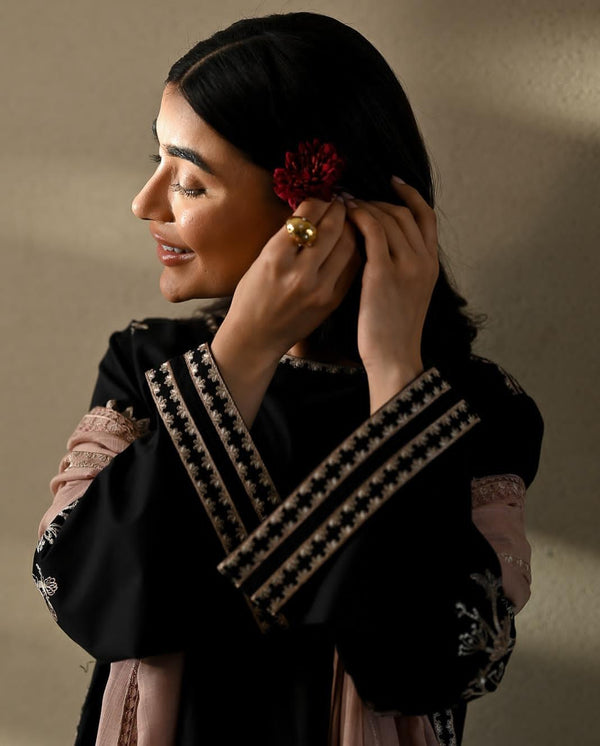 ZAIB LUXURY  CO-ORD SET WITH PLAZO